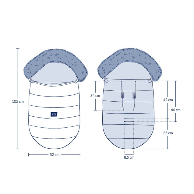 Ποδόσακος Καροτσιού La Millou Uni Multi Pierre...