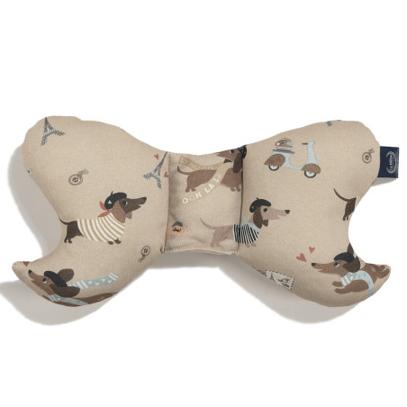 Βρεφικό Μαξιλάρι La Millou Organic Jersey Angel's Wings Pierre the Dog Sand