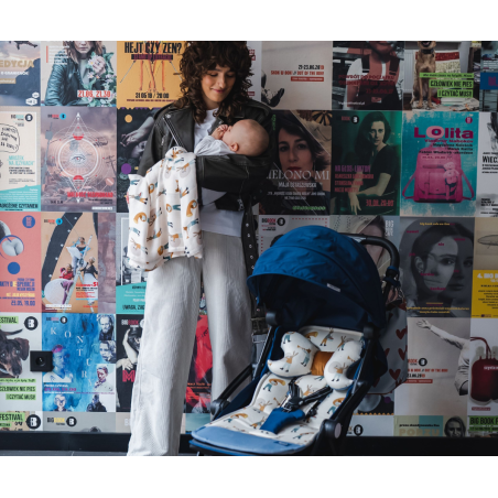 Προστατευτικό Καροτσιού La Millou Organic Jersey Pierre the Dog 3 Σημείων