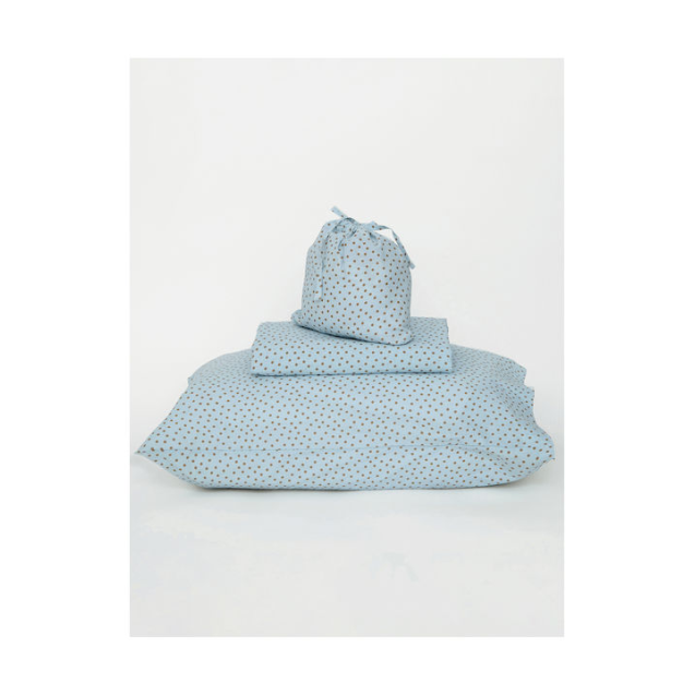 Σεντόνι Κούνιας Palamaiki Confetti Ciel 130x170