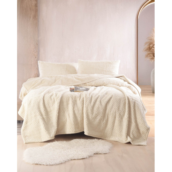 BLISS ΜΠΕΖ - ΣΕΤ ΚΟΥΒΕΡΤΑ ΓΟΥΝΙΝΗ ΜΕ ΜΑΞΙΛΑΡΟΘΗΚΕΣ