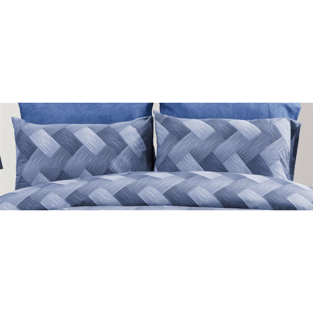 Μαξιλαροθήκη Εμπριμέ Αλκμήνη 454 50X70 Blue...