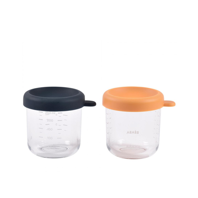 Γυάλινα Δοχεία Αποθήκευσης Φαγητού 2τεμ 250ml...