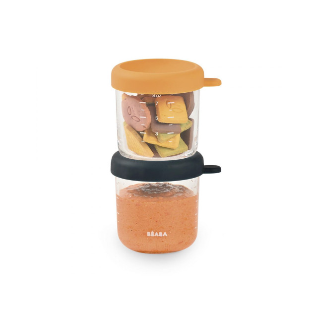 Γυάλινα Δοχεία Αποθήκευσης Φαγητού 2τεμ 250ml...