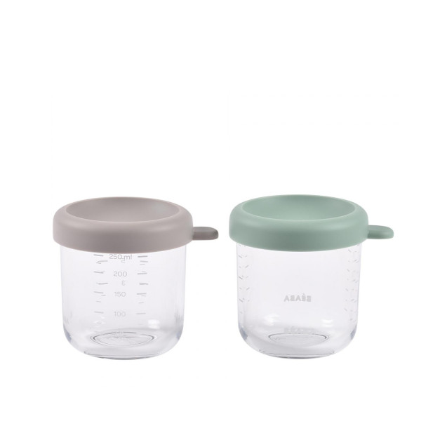 Γυάλινα Δοχεία Αποθήκευσης Φαγητού 2τεμ 250ml...