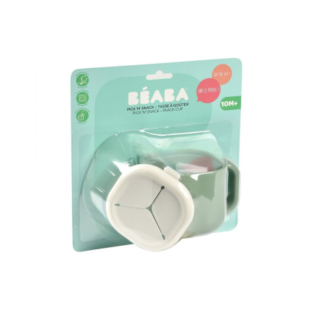 Δοχείο Για Σνακ Σιλικόνης Pick 'n' Snack Sage Green BR78721