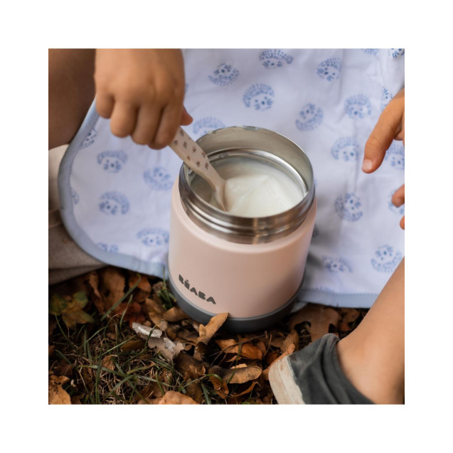 Θερμός Φαγητού Dark Mist/Light Pink 300ml BR78713