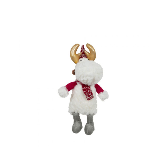 Λούτρινο Manon Des Pres White Santa Deer 25cm BR78767