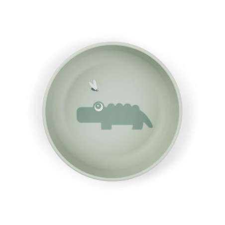 Παιδικό Μπωλ Με Αντιολισθιτική Βάση Happy Clouds Green BR77711