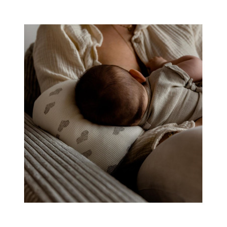 Μαξιλάρι Θηλασμού Χειρός Candide Jersey Grey Hearts BR78185