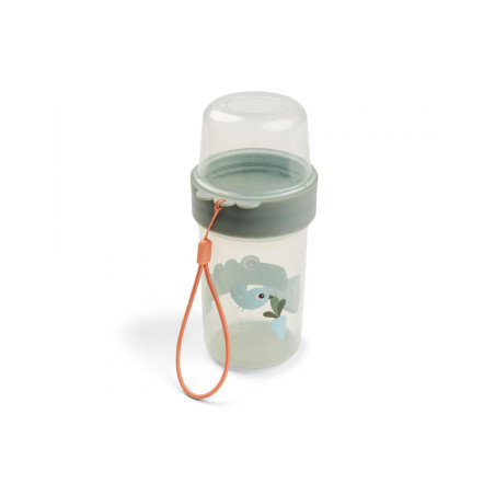 Δοχείο Φαγητού 2 Way Done By Deer Croco Green 150ml & 320ml BR77656