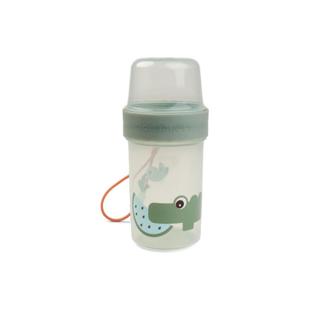 Δοχείο Φαγητού 2 Way Done By Deer Croco Green 150ml & 320ml BR77656