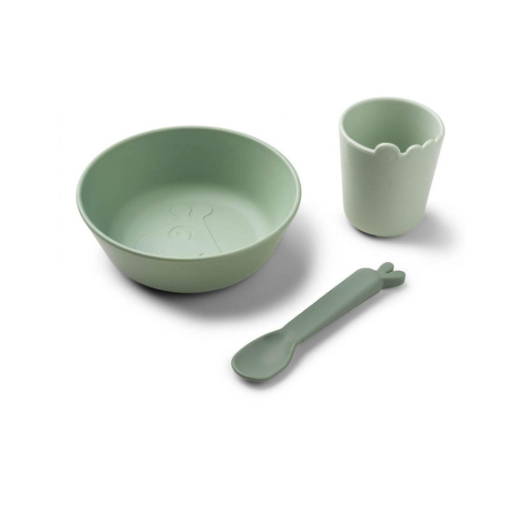 Σετ Φαγητού 3 Τεμαχίων Done By Deer Kiddish Mint BR77039