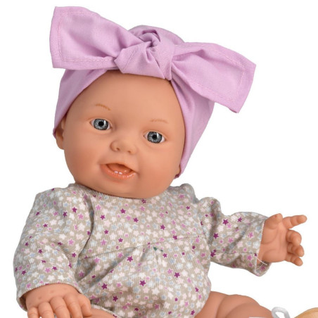 Κούκλα Magic Baby Rose Με Κορμάκι Και Ροζ Κορδέλα 33εκ. MB34107