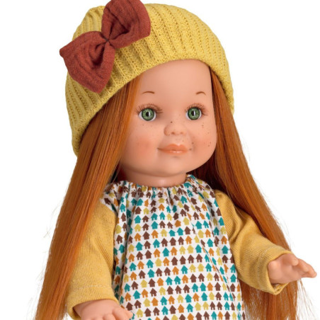 Κούκλα Magic Baby Betty Με Κόκκινα Μαλλιά Και Σκούφο 30εκ. MB3160