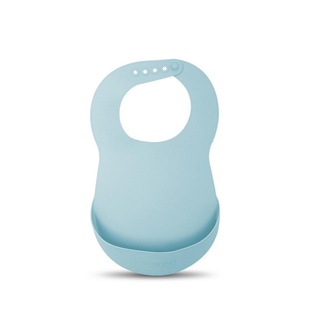 Σαλιάρα Σιλικόνης Blue 1τεμ Suavinex