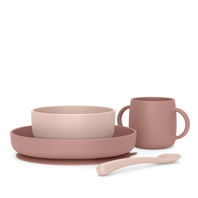 Σετ Φαγητού Όλο Σιλικόνη Soft colour 4τεμ Suavinex