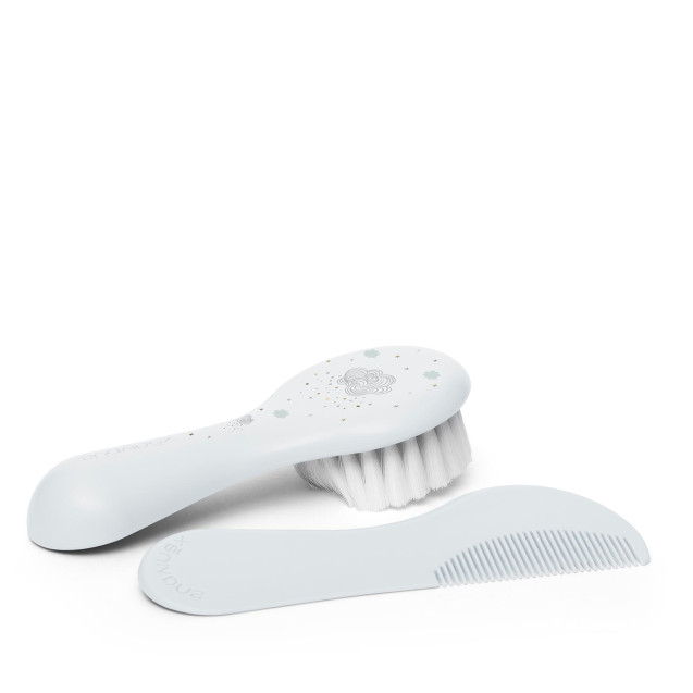 Σετ βούρτσα &amp χτένα Blue Suavinex