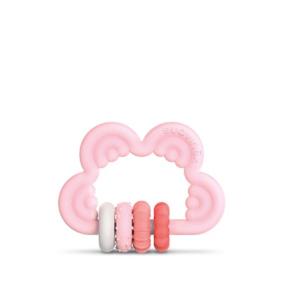 Μασητικό Σιλικόνης +6m Pink Suavinex