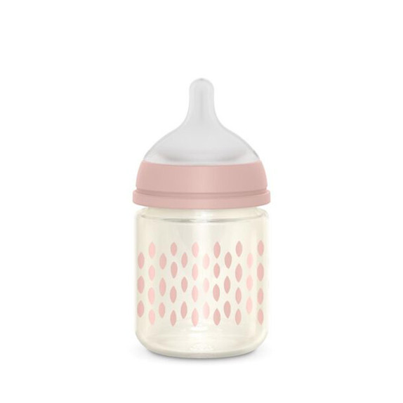 Μπιμπερό Γυάλινο Φυσιολογική θηλή Σιλικόνης SX PRO 120ml...