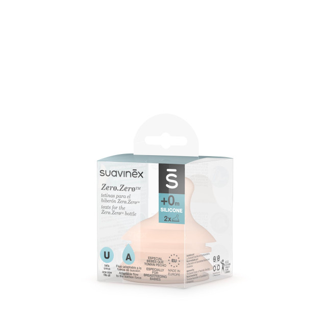 Θηλή Anti Colic Zero Προσαρμοσμένη Ροή +0μ 2τεμ...