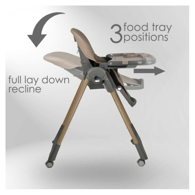 Καρέκλα Φαγητού Bebe Stars Milk Beige 866-182