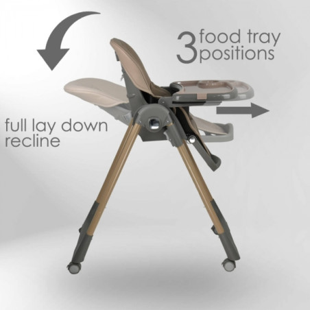 Καρέκλα Φαγητού Bebe Stars Milk Beige 866-182