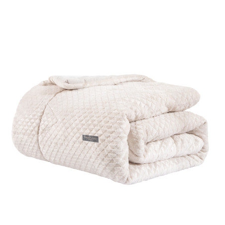 Κουβερτοπάπλωμα Υπέρδιπλο Saint Clair Baroque Ivory 220x240