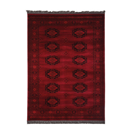 Χαλί Στρόγγυλο Royal Carpet Afgan 6871H D.RED 160x160
