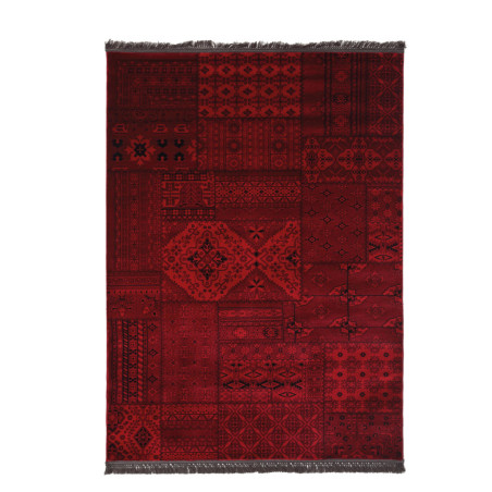 Χαλί Στρόγγυλο Royal Carpet Afgan 7675A D.RED 160x160