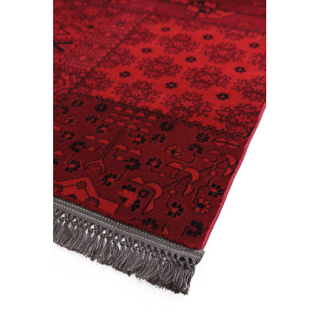 Χαλί Στρόγγυλο Royal Carpet Afgan 7675A D.RED 160x160