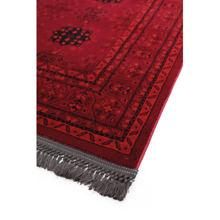 Χαλί Στρόγγυλο Royal Carpet Afgan 8127A D.RED 160x160