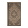 Χαλί Διάδρομος Ψάθινο Royal Carpet Avanos 9010 Black 80x150