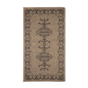 Χαλί Διάδρομος Ψάθινο Royal Carpet Avanos 9090 Black 80x150