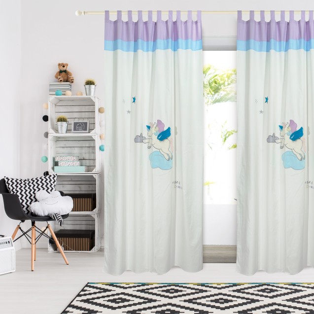 Κουρτίνα με Κρίκους Das Home 6463 140x260