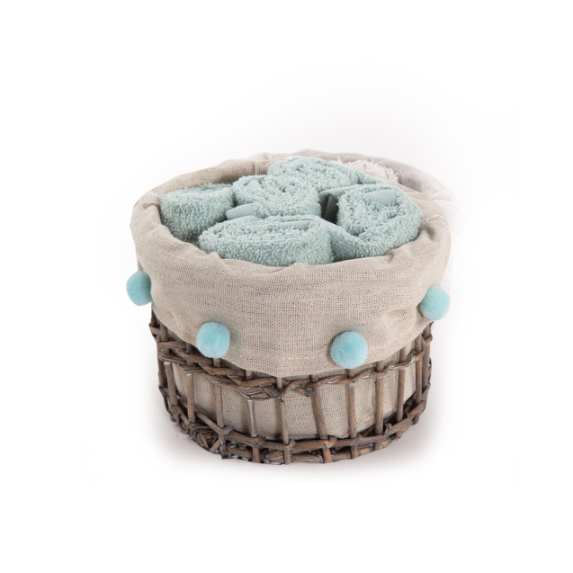 Καλαθάκι Με Λαβέτες 5 Τεμαχίων Nef-Nef Please...