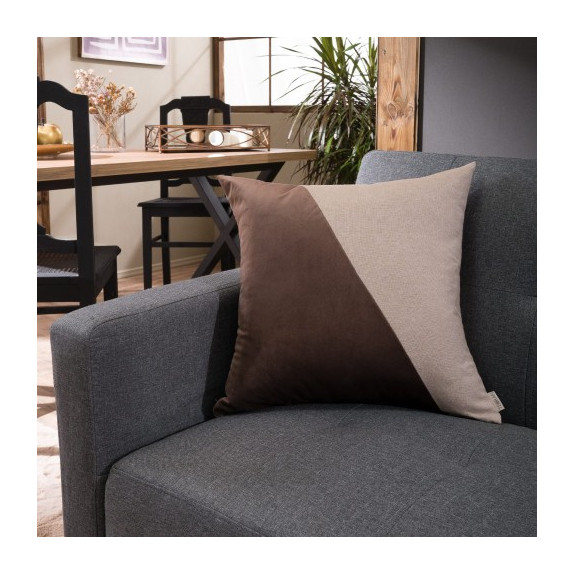 Μαξιλαροθήκη Teoran Minus 03 - 50x50cm με γέμιση