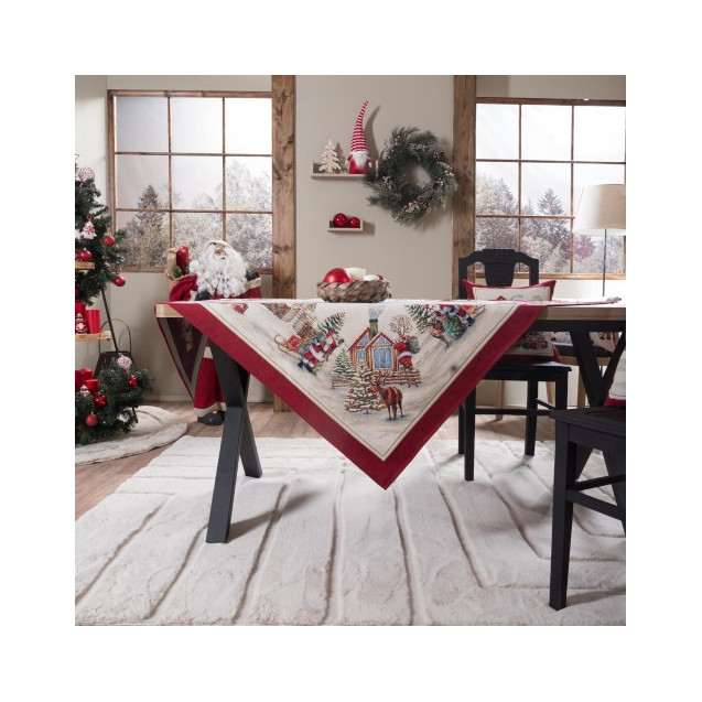 Τραπεζομάντηλο Teoran Wells - 140x140cm