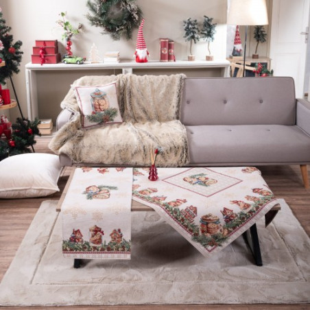 Καρέ & Τραβέρσα Teoran  Leoben (Σετ 2τεμ-) - 100x100cm &amp 40x100cm