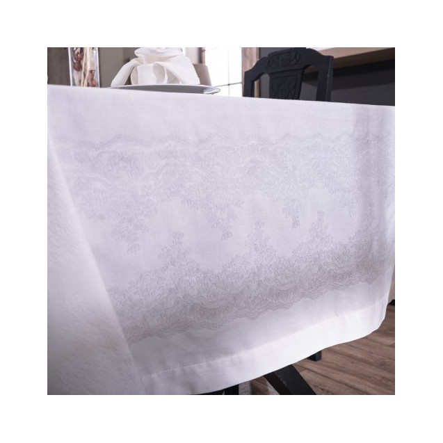 Τραπεζομάντηλο Teoran Rochelle 00 - 155 x 260 cm