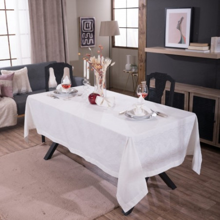 Τραπεζομάντηλο Teoran Rochelle 00 - 155 x 320 cm