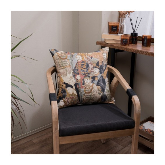 Μαξιλαροθήκη Teoran  Lorca - 65x65cm δαπέδου με γέμιση