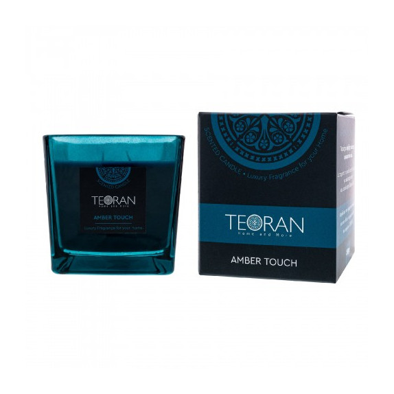 Αρωματικο κερί Teoran Amber Touch τετράγωνο 210 γρ -...