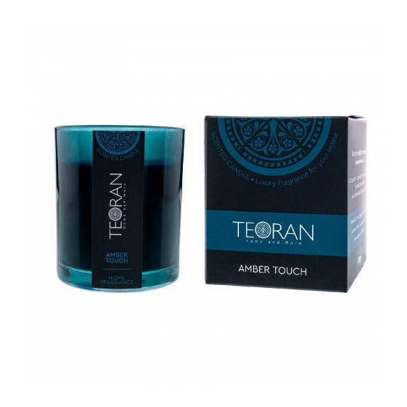 Αρωματικο κερί Teoran Amber Touch στρόγγυλο 130γρ -...