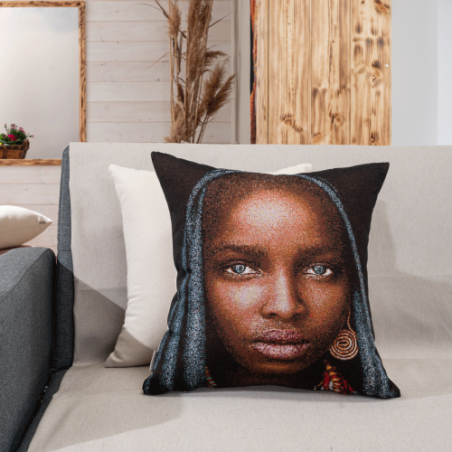 Μαξιλαροθήκη Teoran Ikona 01 - 45x45cm με γέμιση