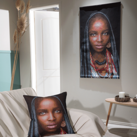 Μαξιλαροθήκη Teoran Ikona 01 - 45x45cm με γέμιση