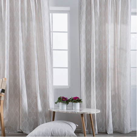 Κουρτίνα Teoran (Έτοιμη Ραμμένη) Vivero 01 - 140x275cm