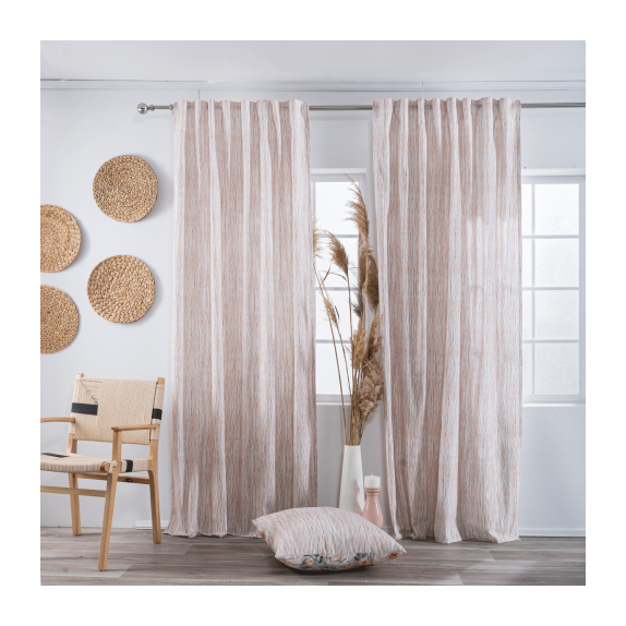 Κουρτίνα Teoran (Έτοιμη Ραμμένη) Elda - 140x275cm