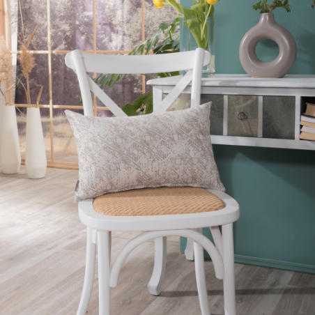 Μαξιλάρι Διακόσμησης TeoranFelicia 02 - 43x43cm με γέμιση