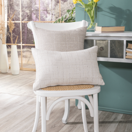 Μαξιλάρι Διακόσμησης TeoranNoto 01 - 65x65cm δαπέδου με γέμιση